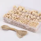 Wooden Bead Beads Professional Factory 16mm Wooden Bead Key Chains Natural Round Wood Beads