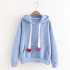 Hoodies Newest Design Fashion Logo Long Sleeve Breathable Pullover Cartoon Print Tops Ladies Hoodies