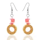 Earrings Fashionable Aroma Essential Oil Diffuser Lava Stone Women's Jewelry Stud Handmade Earrings