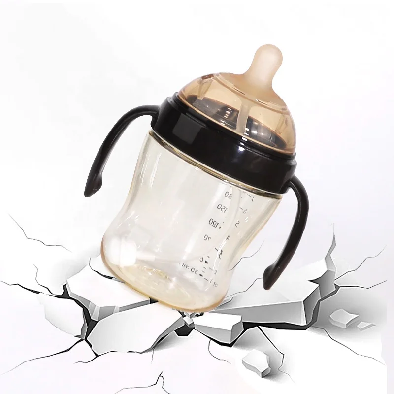 New Bpa Free Eco Friendly Portable kids Water Bottle Kids Drinking Travel Bottle Baby Silicone Feeding Milk Bottle With Nipple