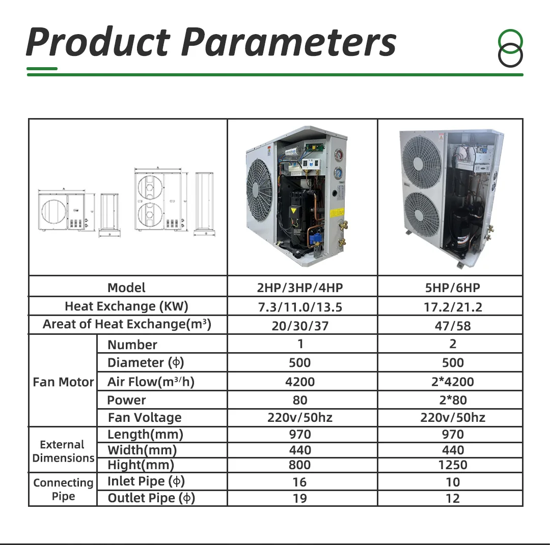Box Type Outdoor Freezer, Hermetic, 220v, 2-6hp - detail 6
