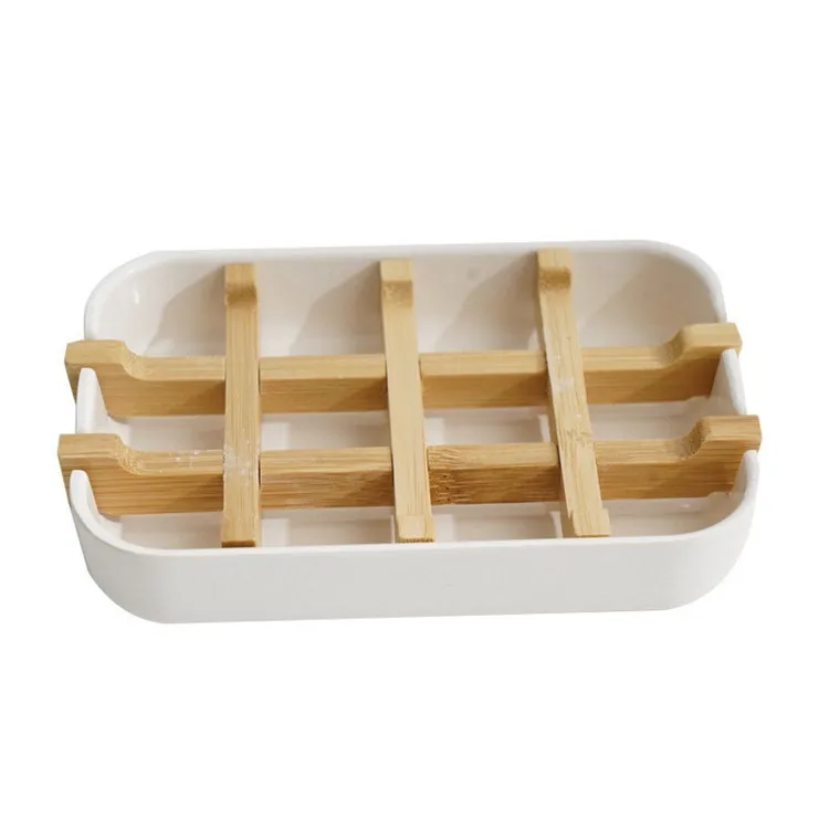 Promotional Travel Soap Box Environmental Protection Wooden Soap Holder Waterproof Home Bathroom Draining Feature