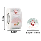 Christmas 1.5 Inches Thank You Stickers Christmas Gift Decorative Sealing Sticker Label Roll