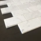 Mosaic Tile Marble Mosaic Tile Rectangle Carrara White Stone Subway Mosaic Marble Tile