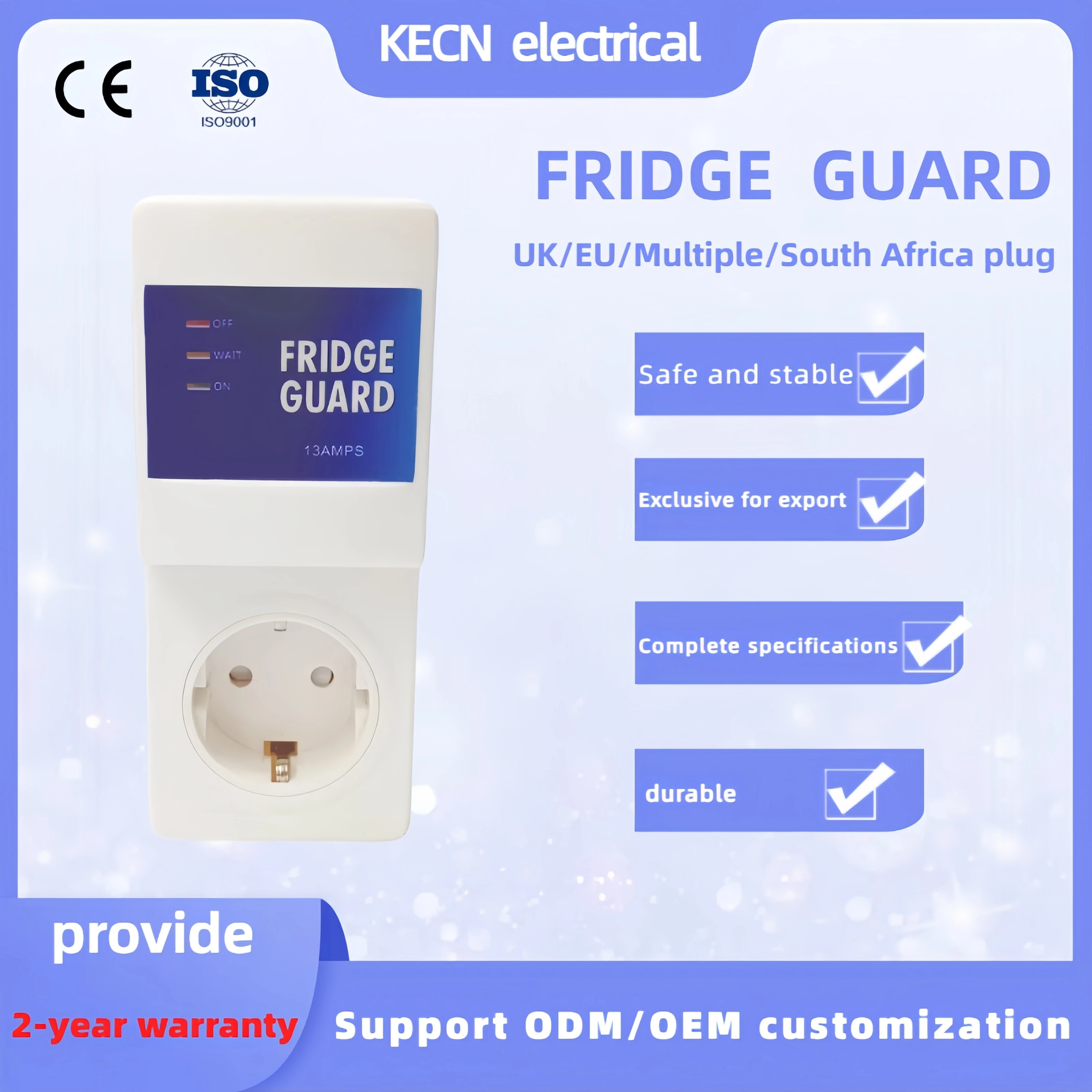 product 10 year factory provides ce iso9001 rohs certified european fridge guard 2 year warranty-2