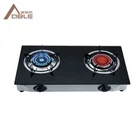 Burner Gas Gas Gas Burners Gas Cooker ABLE Double Burner Glass Top Gas Stove Infrared Gas Cooker