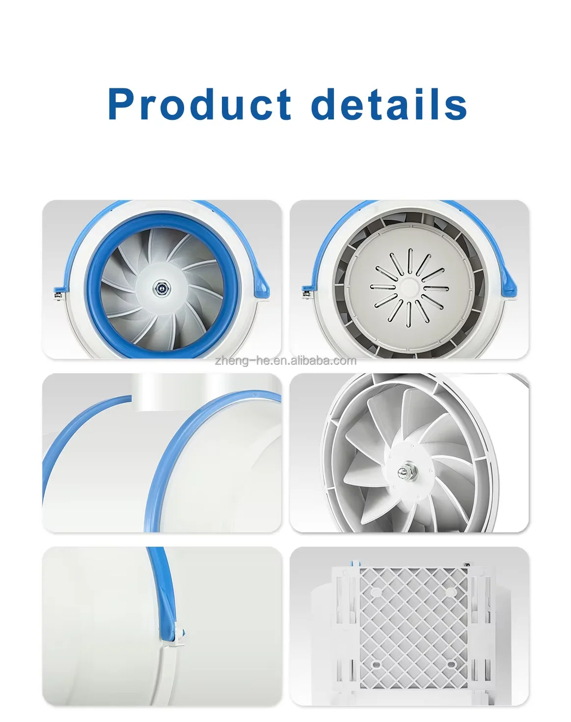 Mixed Flow Fan, 100mm, 220V, 25W - detail 12