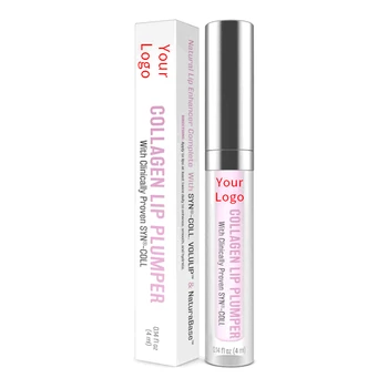 2022 OEM Collagen Lip Plumper Natural Enhancer Hydrating Plump Lip gloss Primer for Fuller Softer Lips Elasticity