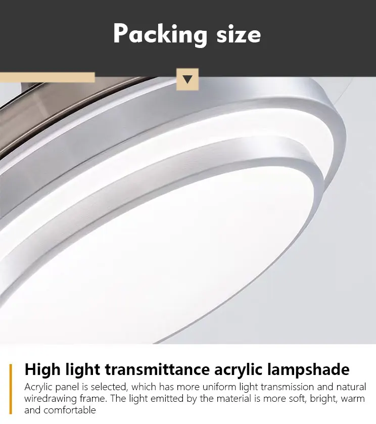 Ceiling Fan, LED, 85-265V - detail 14
