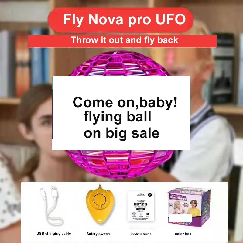 Hot 2024 Hot Fly Nova Pro Magic 360 Rotating Hover Mini Drone Led ...