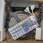 Rgb Rgb Led Rgb Strip 5050 RGB Light Strip Set LED Strip DC 12V/24V 5M 300LED With 24key Remote Control Adapter