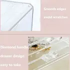 Jewelry Fashion Large Capacity PS Clear Earring Box With Smart Drawer Design Jewelry Organizer