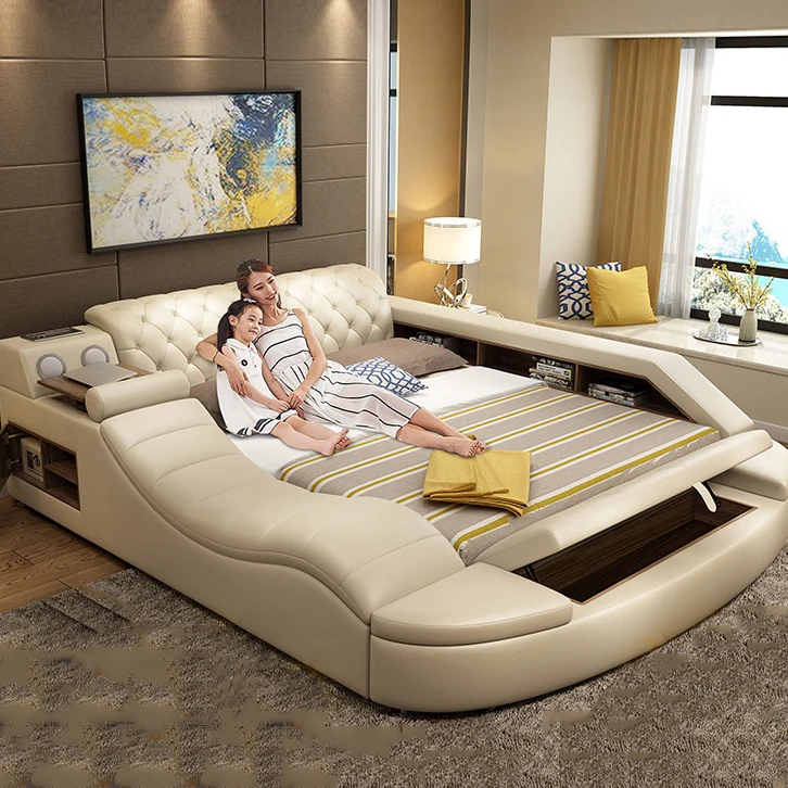 Foshan Factory Customize Smart Bed With Massage Music Design With