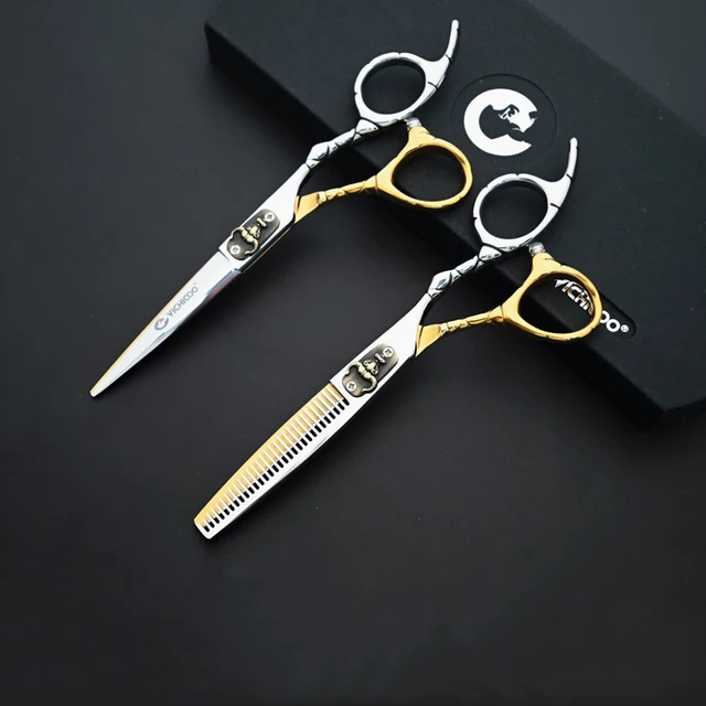 Professional Hair Scissors Cut Hair Cutting Salon Scissor Barber Thinning Shears Hairdressing Scissors Set