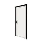 White Door White Simple Main Door Wholesale Door Specifications Customized Style