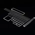 Glass Quartz Quartz Glass Sheet Large Transparent JGS1 Fused Silica Glass Sheet UV Quartz Glass Plate For UVC Led Lamp