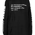 New Women'S Chic Hoodie Long Sleeve Printed Sweatshirt Oversized Loose Letter Printed Dress 2021