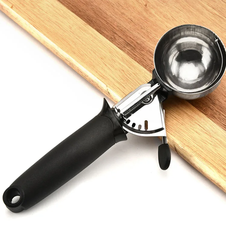 Kitchen Accessories New Products 2023 Stainless Steel WIth Comfortable Handle Ice Cream Scoop