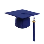 Gown Charm Tassel Graduation Navy Bachelor Graduation Gown With Cap Tassel And Year Charm