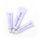 Glue Oem Adhesive Glue WBG Acidic Silicone Adhesive Glue Sealant Packed In Small Aluminium Tube