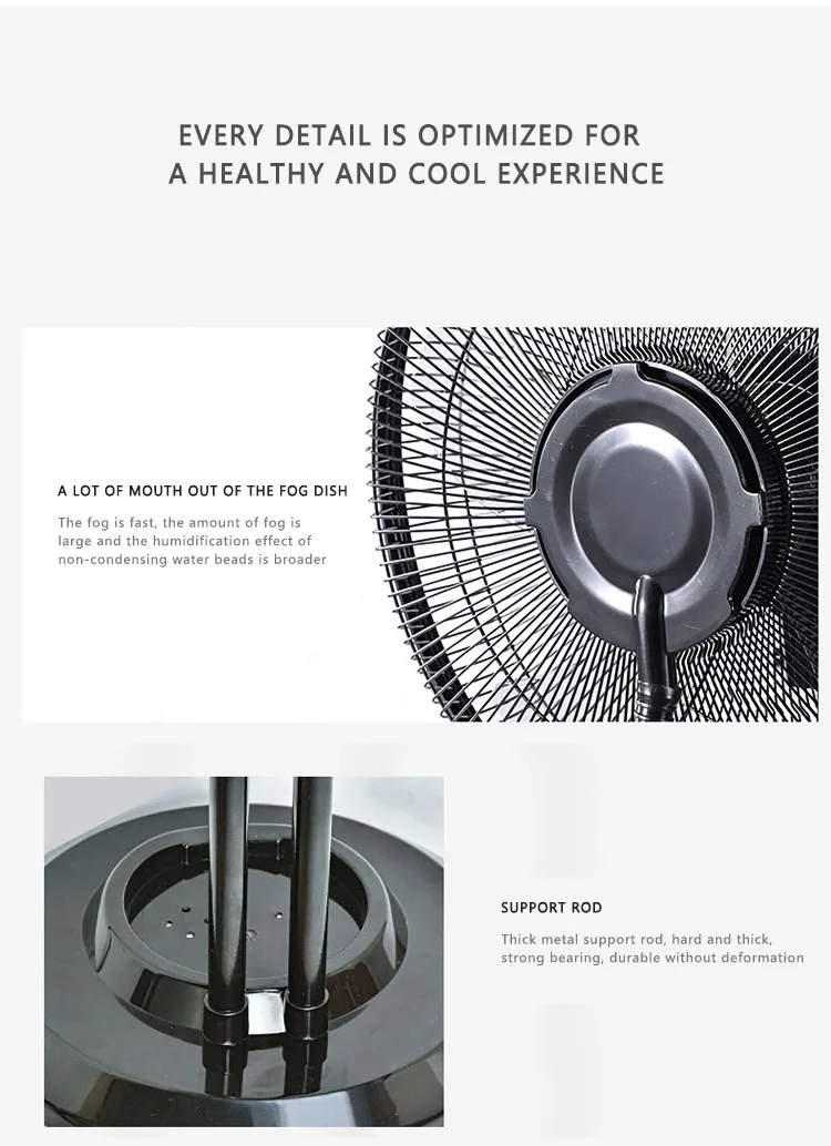 Cooling Mist Fan, 75w, Metal - detail 10