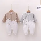 Cotton Baby Clothes Hot Sell 100% Natural Cotton Plain Cute Organic Cotton Baby Romper Newborn Clothes