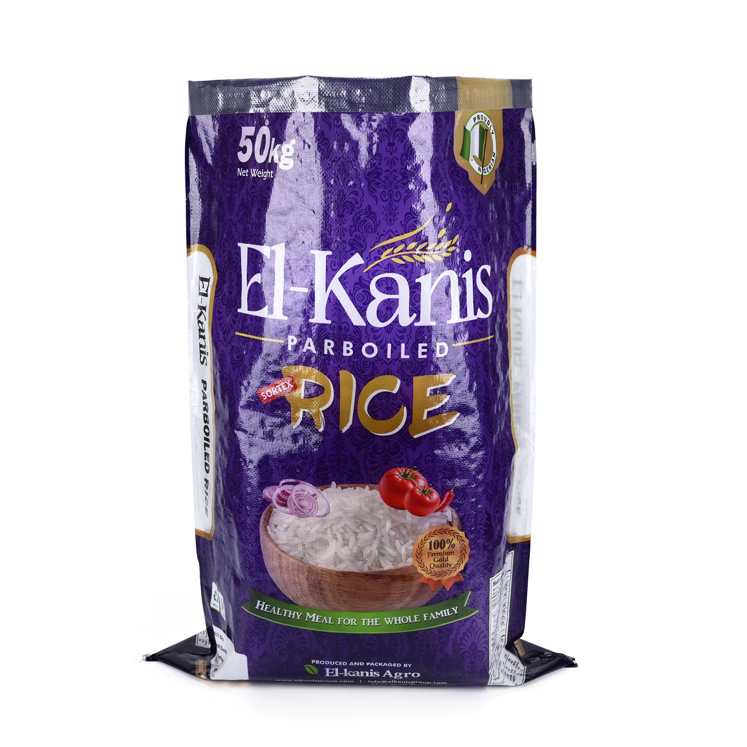 Thailand Special HighQuality Durable Rice Packaging Bags with Comfortable Handle Made of Premium PP Material