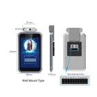 Camera AI 3D Biometric Fever Scanner Kiosk Infrared Thermal Camera With Face Recognition Module QR Code Access Control