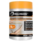 Drop Cloth ROLLINGDOG Washi Masking Tape Pre-Taped Painter's Drop Cloth