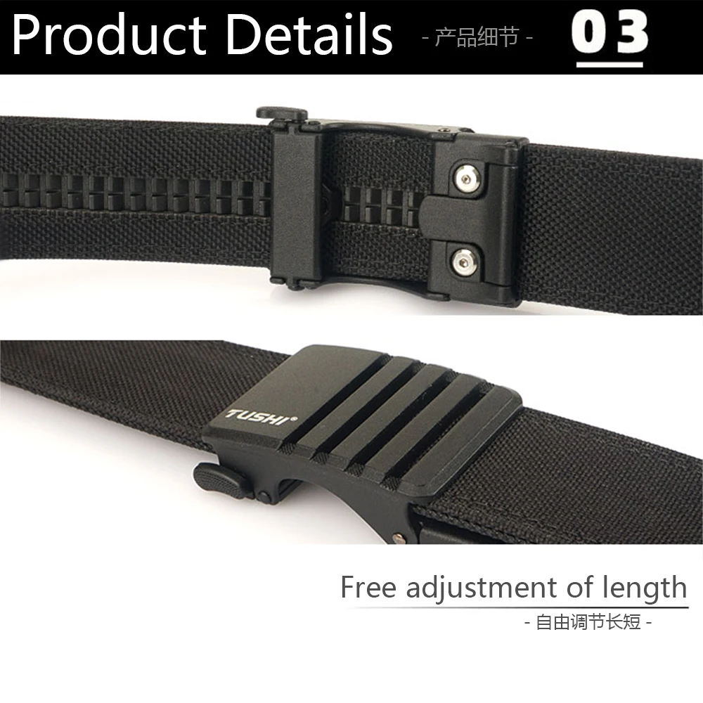 Tushi New 3 8cm Zinc Alloy Tactical Buckle Elastic Woven Belt Men S