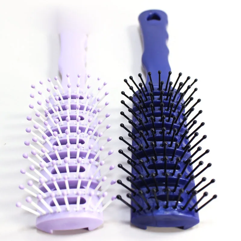 Custom logo hair care massage comb household hairdressing massage comb hair style anti-static high quality plastic massage comb