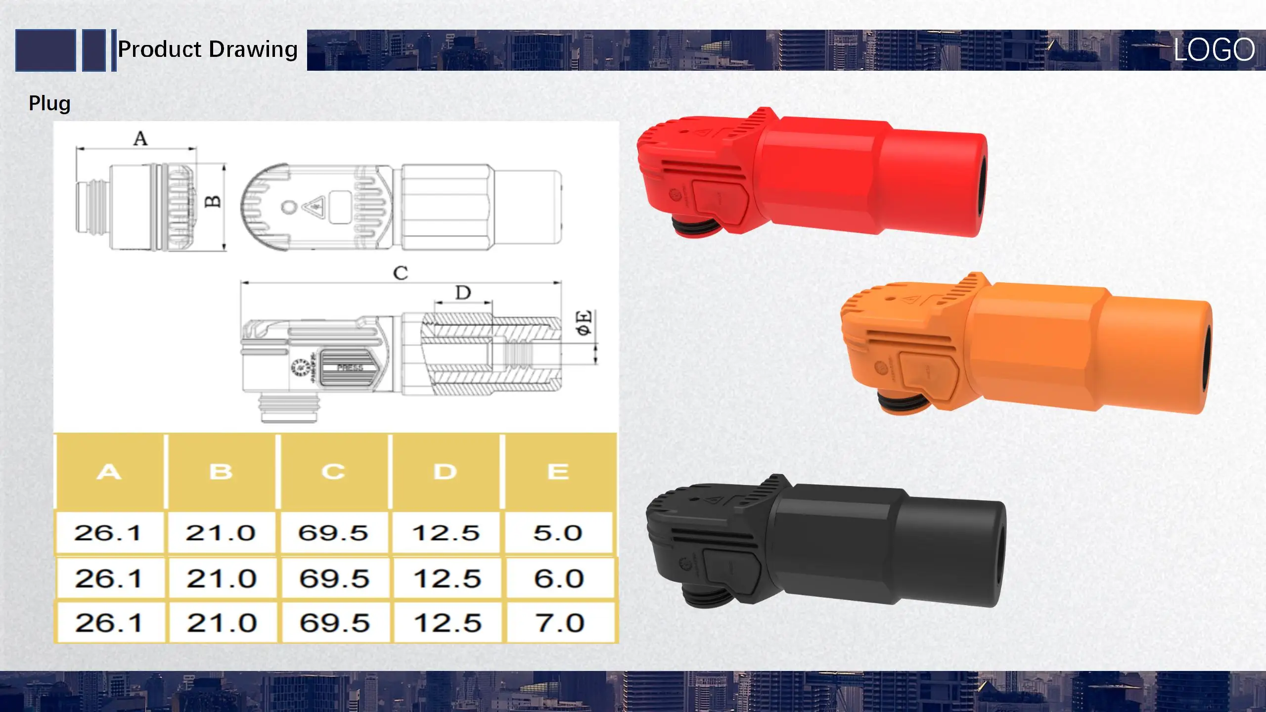 Fpic High Current Female Stored Energy Connector Ip A Right Angle