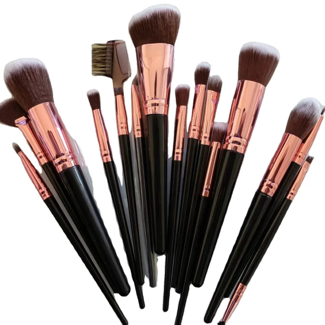 15 PCS make up brushes Synthetic vegan Professional makeup brush Concealer luxury gift wholesale with Case