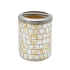 Set Glass Bathroom Accessories Mosaic Style 4pcs Glass Set
