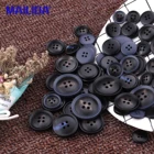 Black Buttons Mailida Big Black Buttons With Hole For Clothes Coat Suit