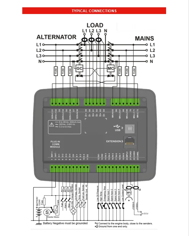 Datakom D300-MK3 Genset Controller Mod supplier