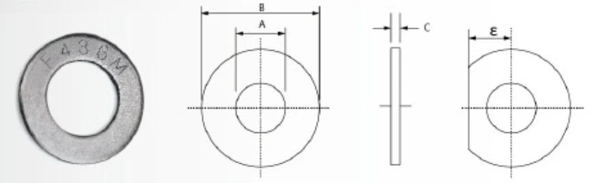 Astm F Round Structural Flat Washer Heat Treated Steel Washer Hdg