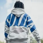Autumn Front Logo Embroidery 3d Print Screen Printing Hoodie Blue Hooded Sweatshirt For Men