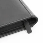 Pu Leather Pu Board Game Card Binder Jolly Sunshine 3x3 Pocket Zipper PU Leather Card Binder For Mtg Board Games