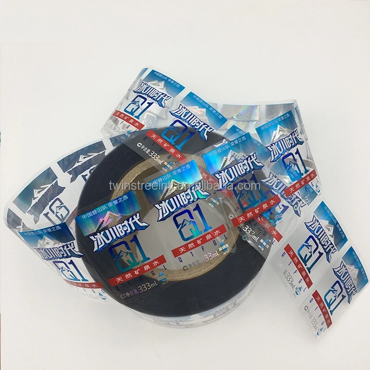 Custom Bottle Label Plastic Pvc Pet Heat Shrink Wrap Pet Shrink Band