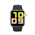 Dual 2021 T55 Smartwatch With Dual Removable Straps Reloj Bracelet Pro Seri Series 5 T55 Smart Watch