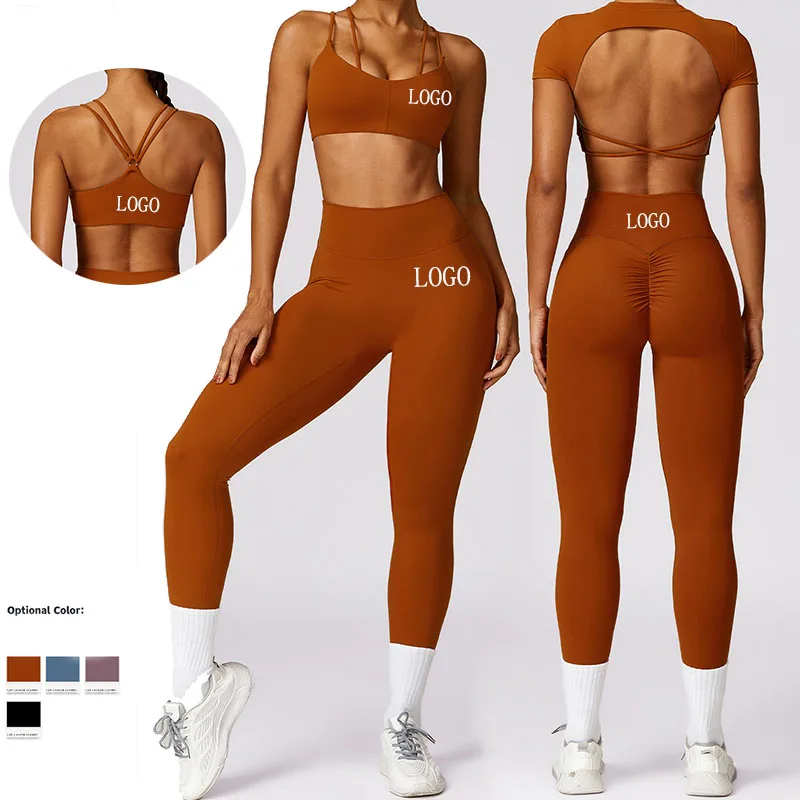 Customized Summer Backless Sexy Sports Bras Yoga Active Sport Gym Sportswear Women Fitness Running Yoga Bra