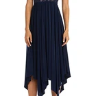 Gown Evening Metro Elegant Gown Evening Dresses Lace Bodice Keyhole Sleeveless Back Zipper Pleated Dress