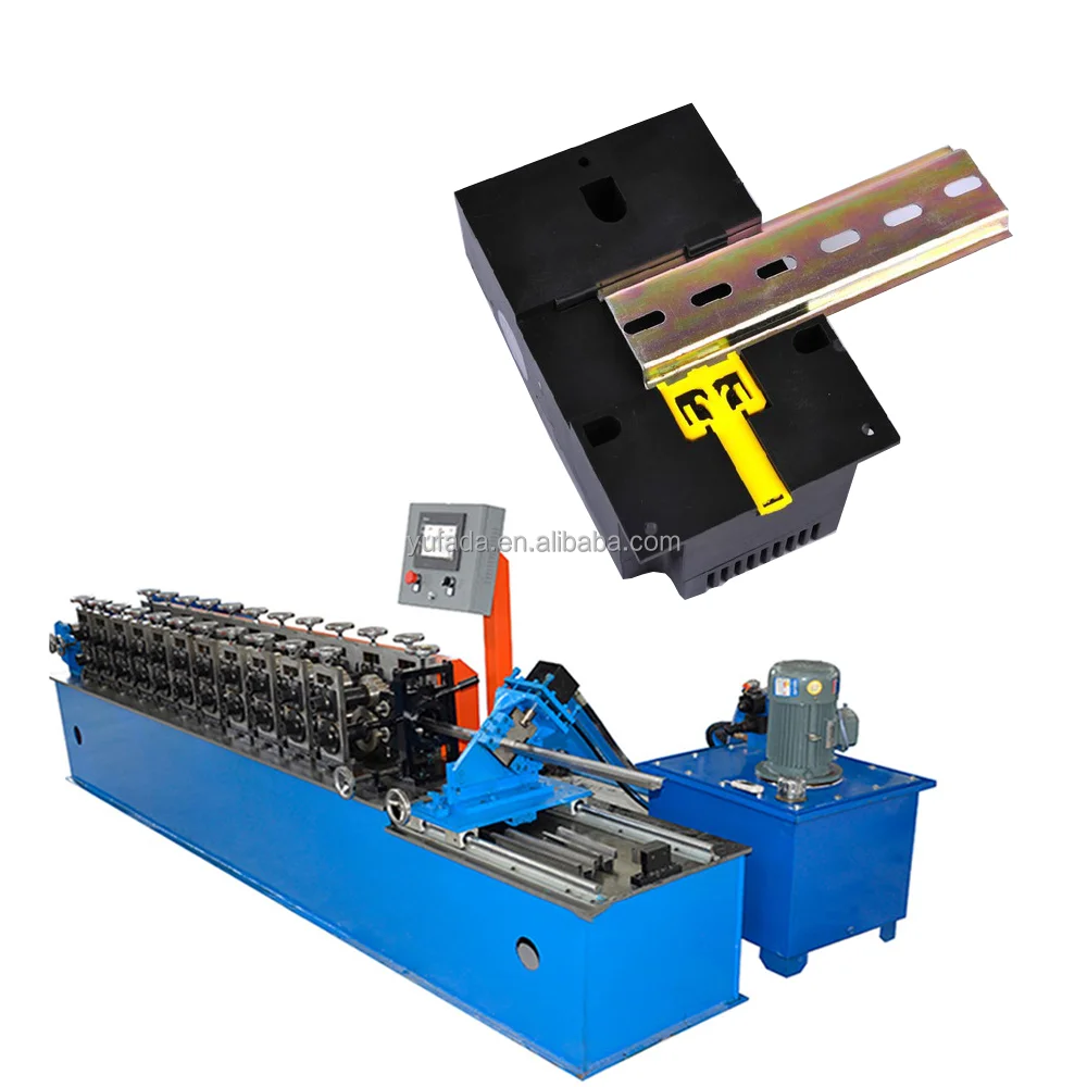 Electrical box channel din rail stud channel roll forming machine 