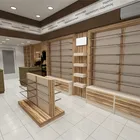 Pharmacy Shop Decoration Pharmacy Shelves Decoration For Medicine Shop Fashion Wooden Pharmacy Shelves Display For Pharmacy Shop Interior Design
