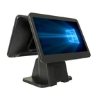 Dual Android High Speed 15.6" Full Flat LCD Dual Screen Cash Register Complete Set All In 1 Android POS System Sale