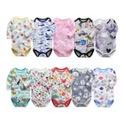 Clothes Organic Wholesale Long Sleeves Bodysuits Baby Clothes Bodysuit 1 Piece Baby Organic Cotton Bodysuit