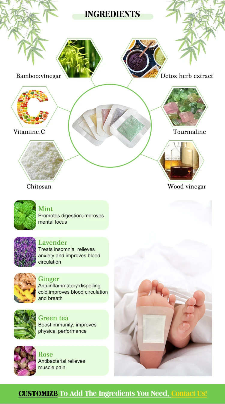 Wholesale Ginger Foot Detox Patch Foot Detox Patch Factory Detox Foot Pad to Remove Toxins details