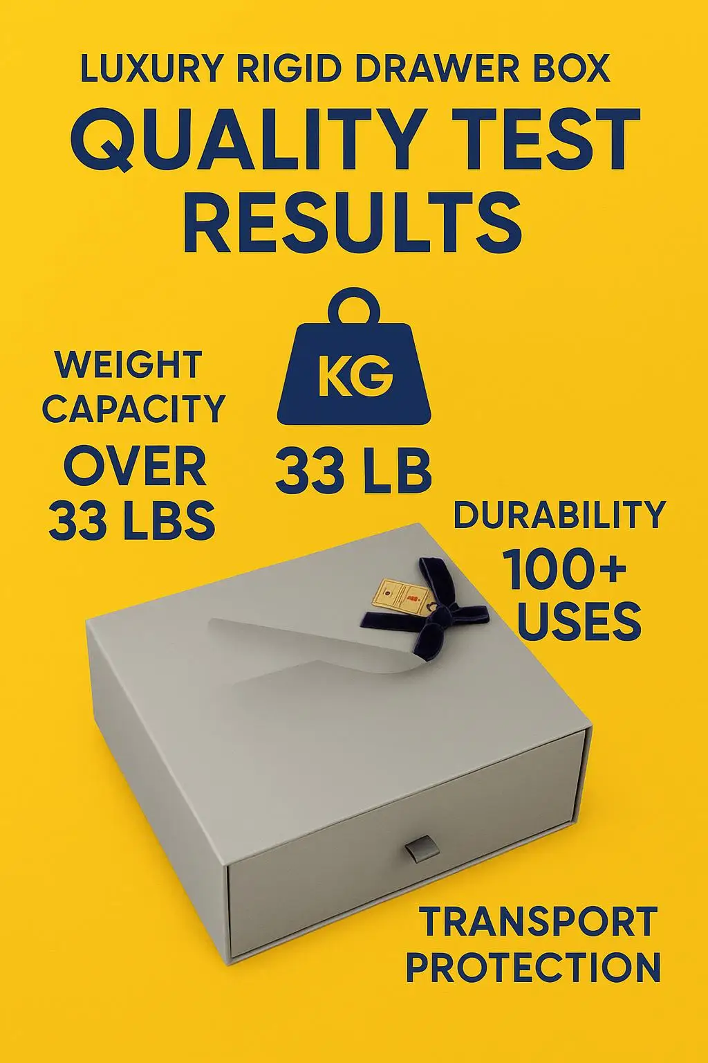 Luxury Rigid Cardboard Drawer Gift Box with Ribbon Pull Custom-Made Matte Finish Embossed for Clothing Shoe Packaging Candle Use - detail 7
