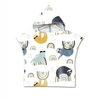 custom print wearable microfriber towel beach